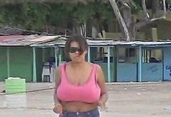 Busty Dominican Milf Jogging Free Big Tits Porn Video 14