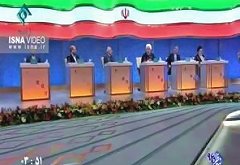 President Rouhani Bangs Ghalibaf And Raeisi In The National Tv
